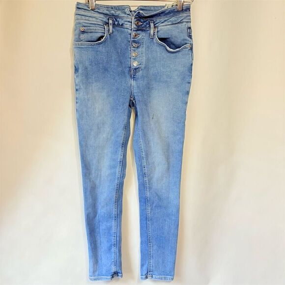 We‎ The Free Women's High Rise Skinny Jeans Size 28 - Picture 1 of 12
